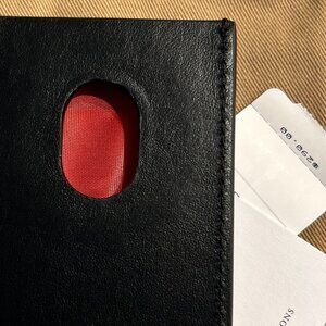 Christian Louboutin Magnetic Leather Card Hold Phone NEW